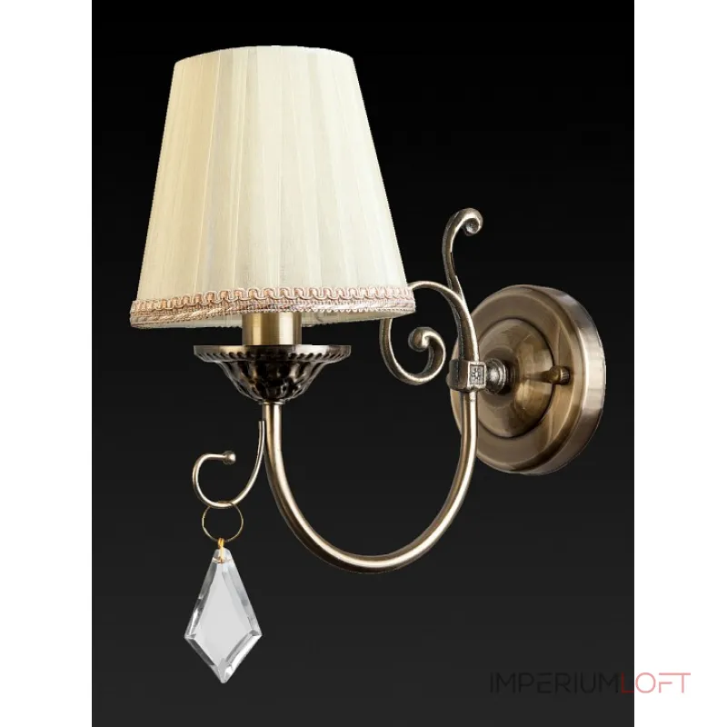 Бра TopLight Monica TL5660B-01AB Цвет арматуры бронза Цвет плафонов кремовый