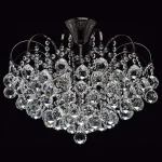 Люстра на штанге MW-Light Жемчуг 1 232016306 Цвет арматуры хром Цвет плафонов прозрачный от ImperiumLoft