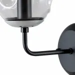 Бра Rivoli Molto Б0044418 Цвет арматуры черный Цвет плафонов прозрачный