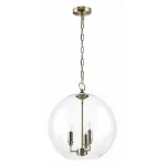 Подвесной светильник Lightstar Sferico 729131 Цвет арматуры латунь Цвет плафонов прозрачный от ImperiumLoft