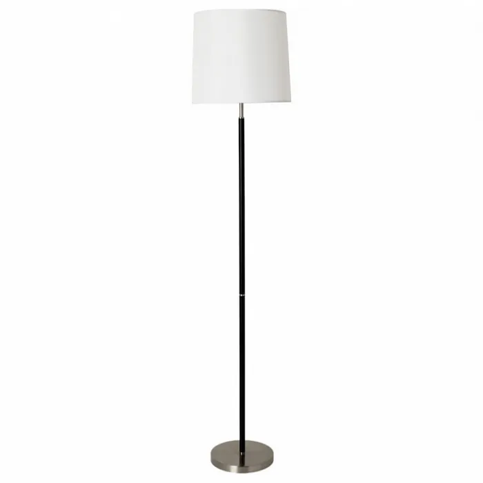Торшер Arte Lamp Rodos A2589PN-1SS Цвет плафонов белый Цвет арматуры никель от ImperiumLoft