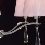 Подвесная люстра MW-Light Прато 2 101011105 Цвет арматуры хром Цвет плафонов белый от ImperiumLoft