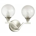 Светильник на штанге Lumion Alma 4567/2W Цвет арматуры никель Цвет плафонов прозрачный от ImperiumLoft