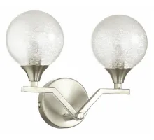 Светильник на штанге Lumion Alma 4567/2W Цвет арматуры никель Цвет плафонов прозрачный