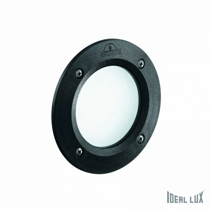 Встраиваемый светильник Ideal Lux LETI LETI FI1 ROUND NERO Цвет арматуры черный Цвет плафонов черный от ImperiumLoft