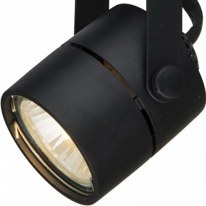 Светильник на штанге Arte Lamp Track Lights A1310PL-1BK Цвет арматуры черный Цвет плафонов черный от ImperiumLoft