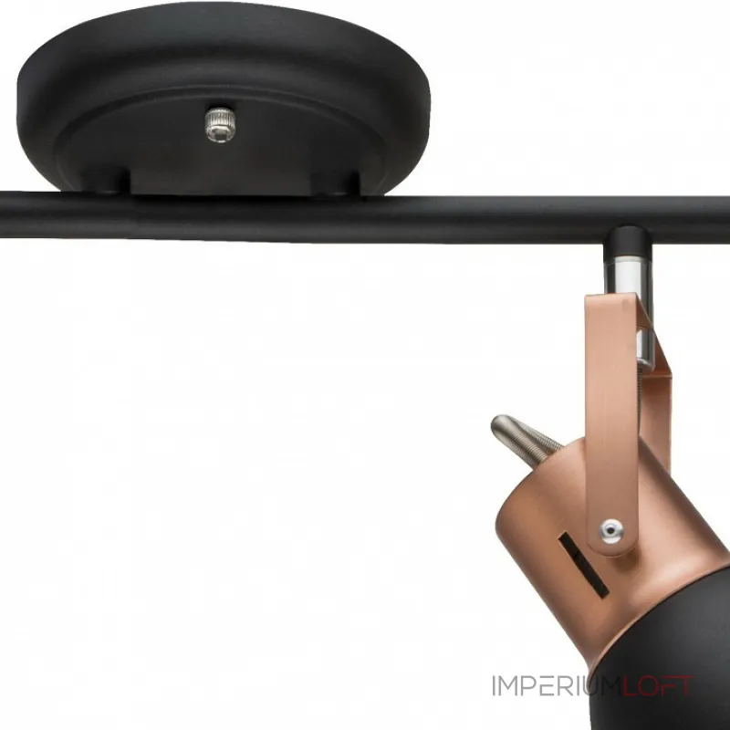 Спот Arte Lamp 1677 A1677PL-4BK Цвет арматуры бронза Цвет плафонов черный