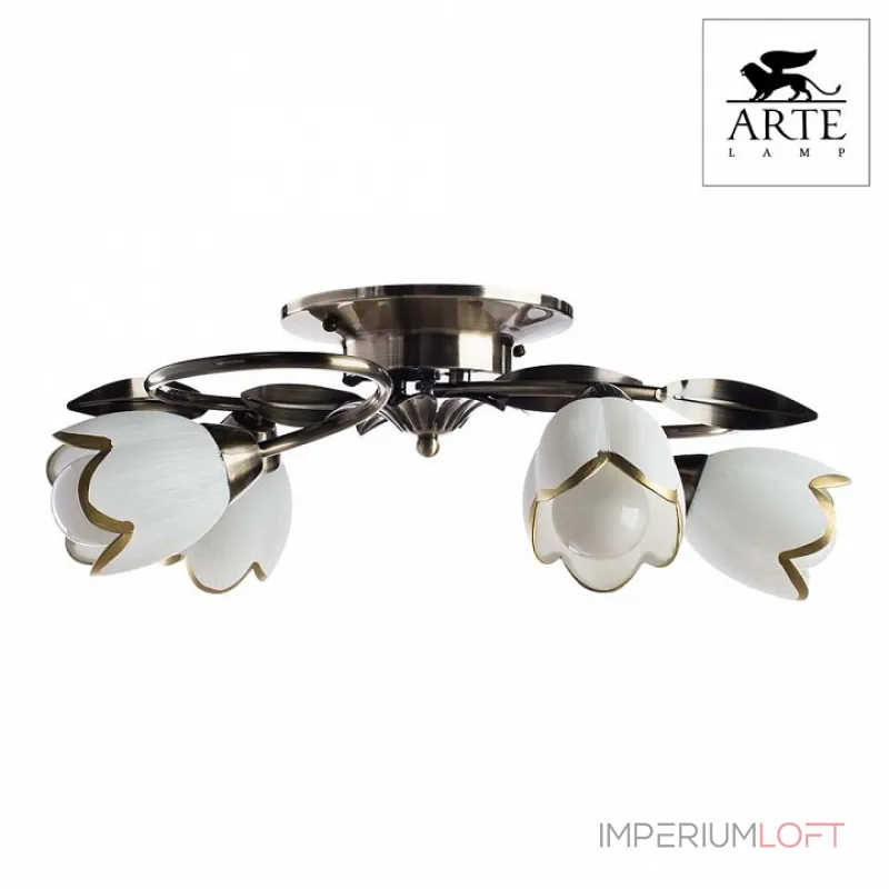 Потолочная люстра Arte Lamp Perce A6061PL-4AB 