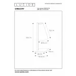 Настольная лампа декоративная Lucide Gregory 30595/81/38 от ImperiumLoft