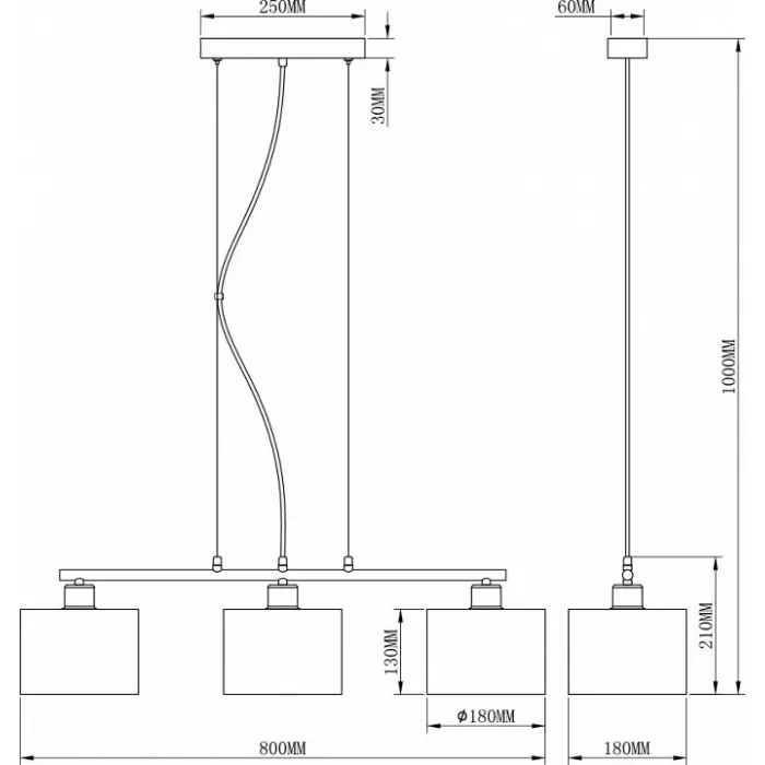 Подвесной светильник Moderli Room V2731-3P от ImperiumLoft