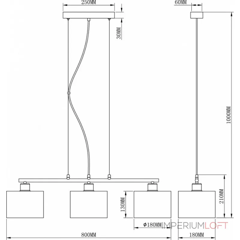 Подвесной светильник Moderli Room V2731-3P