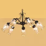 Подвесная люстра Citilux Метафора CL413171 Цвет арматуры коричневый Цвет плафонов прозрачный от ImperiumLoft
