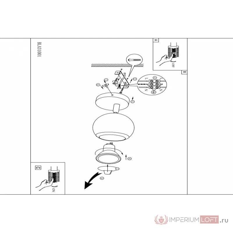 Спот Eglo ПРОМО Bimeda 31001 Цвет арматуры хром от ImperiumLoft