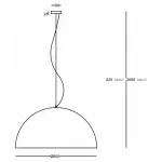 Подвесной светильник Maytoni Dome MOD169PL-05W1 от ImperiumLoft