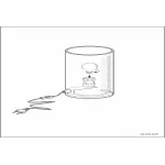 Настольная лампа декоративная Eglo ПРОМО Geo 81828 Цвет арматуры белый