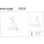 Подвесная люстра Maytoni Dallas MOD545PL-25BS от ImperiumLoft