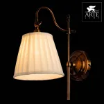 Бра Arte Lamp Seville A1509AP-1PB Цвет арматуры медь Цвет плафонов белый от ImperiumLoft