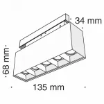 Накладной светильник Maytoni Track lamps TR014-2-10W3K-B Цвет арматуры черный Цвет плафонов черный