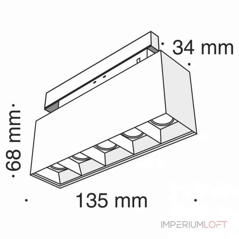 Накладной светильник Maytoni Track lamps TR014-2-10W3K-B Цвет арматуры черный Цвет плафонов черный