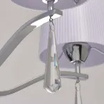 Подвесная люстра MW-Light Прато 2 101011105 Цвет арматуры хром Цвет плафонов белый от ImperiumLoft