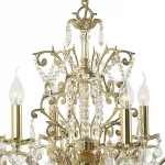 Подвесная люстра Dio D’Arte Forli Forli E 1.1.6.600 G Цвет плафонов прозрачный Цвет арматуры золото от ImperiumLoft