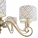 Подвесная люстра Lamp4You Modern 9 E3-07-H-LMP-Y-16 Цвет арматуры золото Цвет плафонов черно-белый от ImperiumLoft