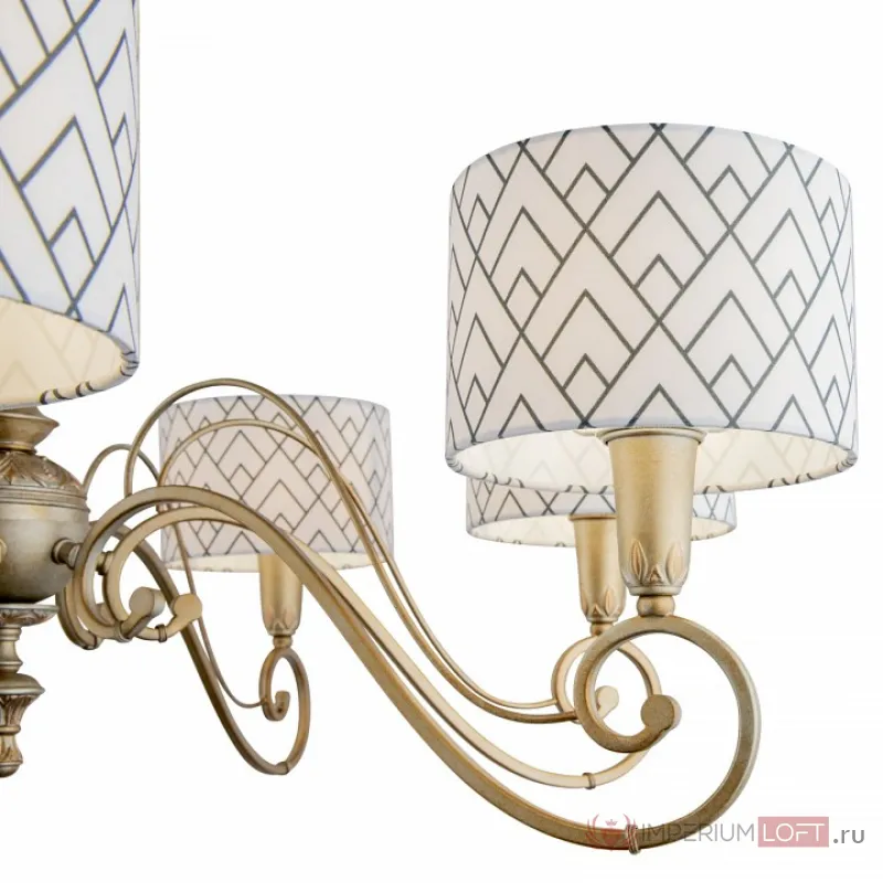 Подвесная люстра Lamp4You Modern 9 E3-07-H-LMP-Y-16 Цвет арматуры золото Цвет плафонов черно-белый от ImperiumLoft