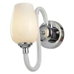 Бра Arte Lamp Lavinia A1404AP-1WH Цвет арматуры хром Цвет плафонов белый