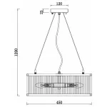 Подвесной светильник Freya Savoy FR5053PL-06BS Цвет арматуры латунь Цвет плафонов прозрачный от ImperiumLoft Подвесной светильник Freya Savoy FR5053PL-06BS Цвет арматуры латунь Цвет плафонов прозрачный от ImperiumLoft