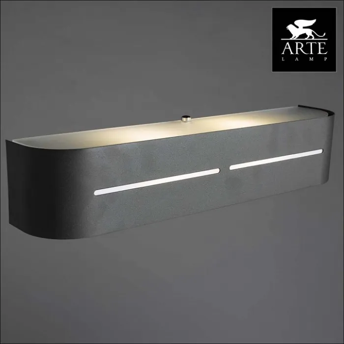 Накладной светильник Arte Lamp Cosmopolitan A7210AP-2BK Цвет арматуры черный Цвет плафонов белый от ImperiumLoft