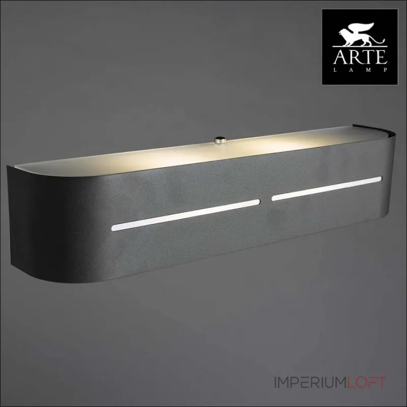 Накладной светильник Arte Lamp Cosmopolitan A7210AP-2BK Цвет арматуры черный Цвет плафонов белый