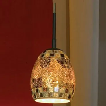 Подвесной светильник Lussole Ostuni LSQ-6506-01 Цвет арматуры коричневый Цвет плафонов разноцветный от ImperiumLoft