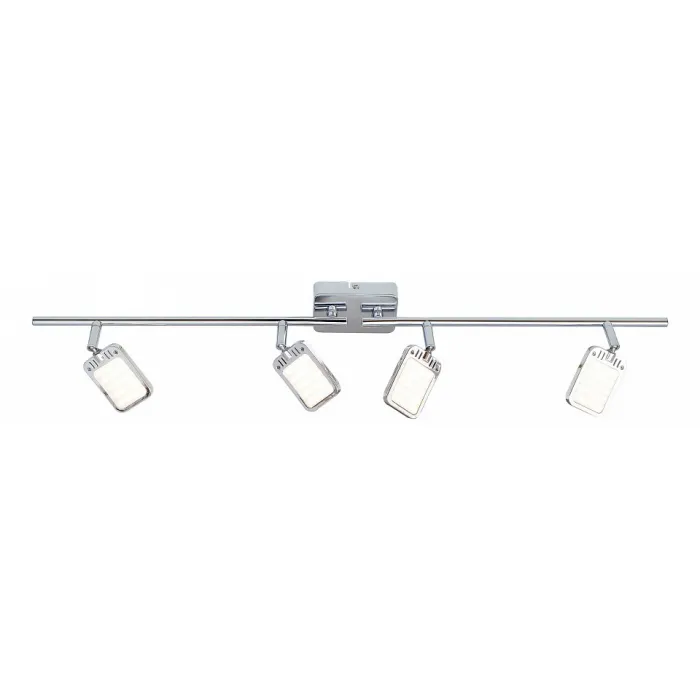 Спот Arte Lamp Rampa A9412PL-4CC Цвет арматуры хром Цвет плафонов белый от ImperiumLoft