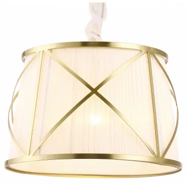 Подвесной светильник Arte Lamp Vitruvio A2805SP-1WH Цвет арматуры золото Цвет плафонов белый