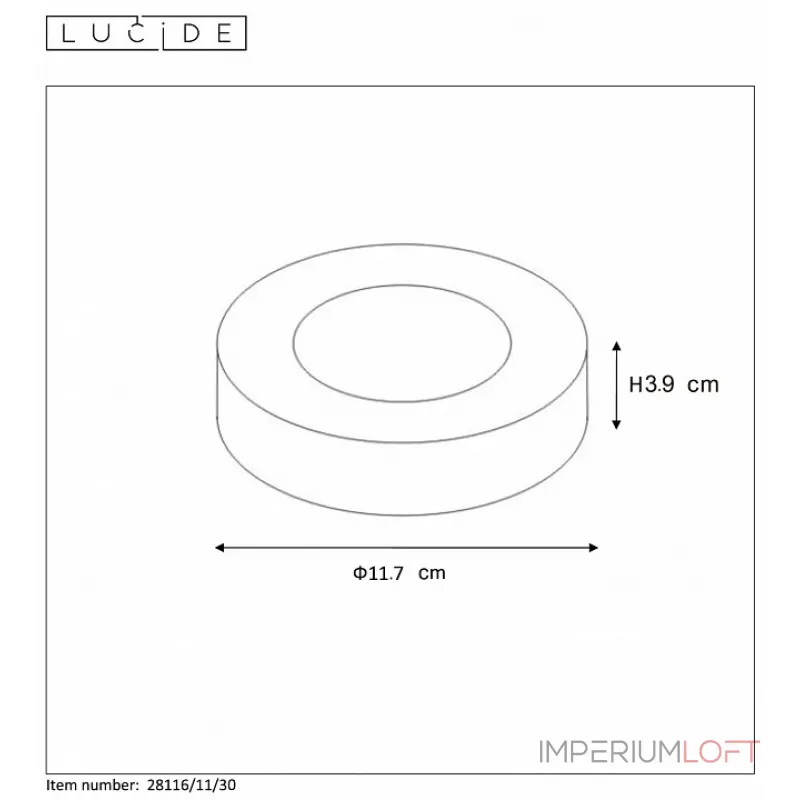 Накладной светильник Lucide 28116/11/30 от ImperiumLoft Накладной светильник Lucide 28116/11/30 от ImperiumLoft