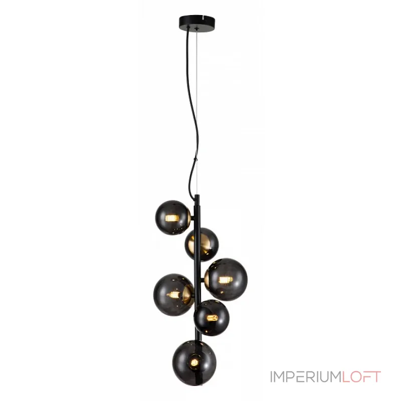 Подвесная люстра Indigo Molecola 11018/6P Black