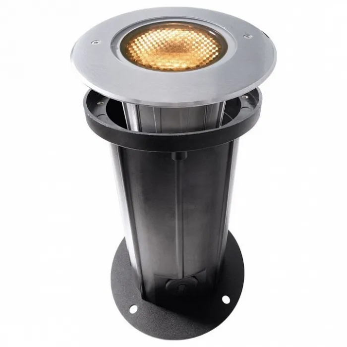 Встраиваемый в дорогу светильник Deko-Light COB 12 Soft WW 730420 Цвет арматуры серебро Цвет плафонов прозрачный от ImperiumLoft