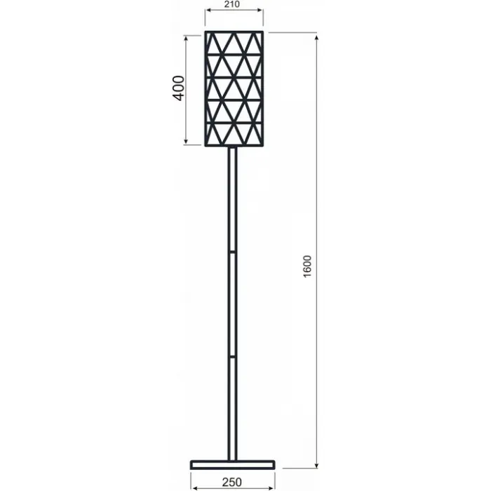Торшер Deko-Light Asterope linear 343021 Цвет арматуры хром Цвет плафонов черный от ImperiumLoft