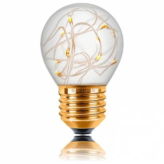 Лампа светодиодная Sun Lumen Starry E27 1Вт 1800K 57219 от ImperiumLoft