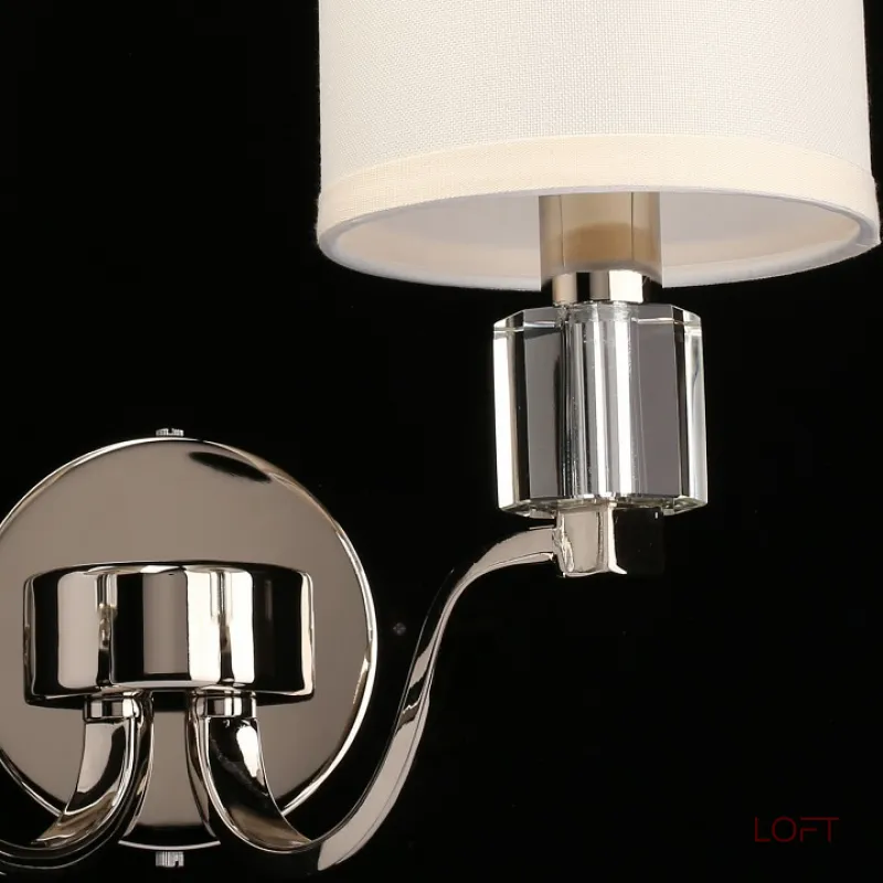 Бра Aployt Ivet APL.706.01.02 Цвет арматуры хром Цвет плафонов кремовый от ImperiumLoft Бра Aployt Ivet APL.706.01.02 Цвет арматуры хром Цвет плафонов кремовый от ImperiumLoft