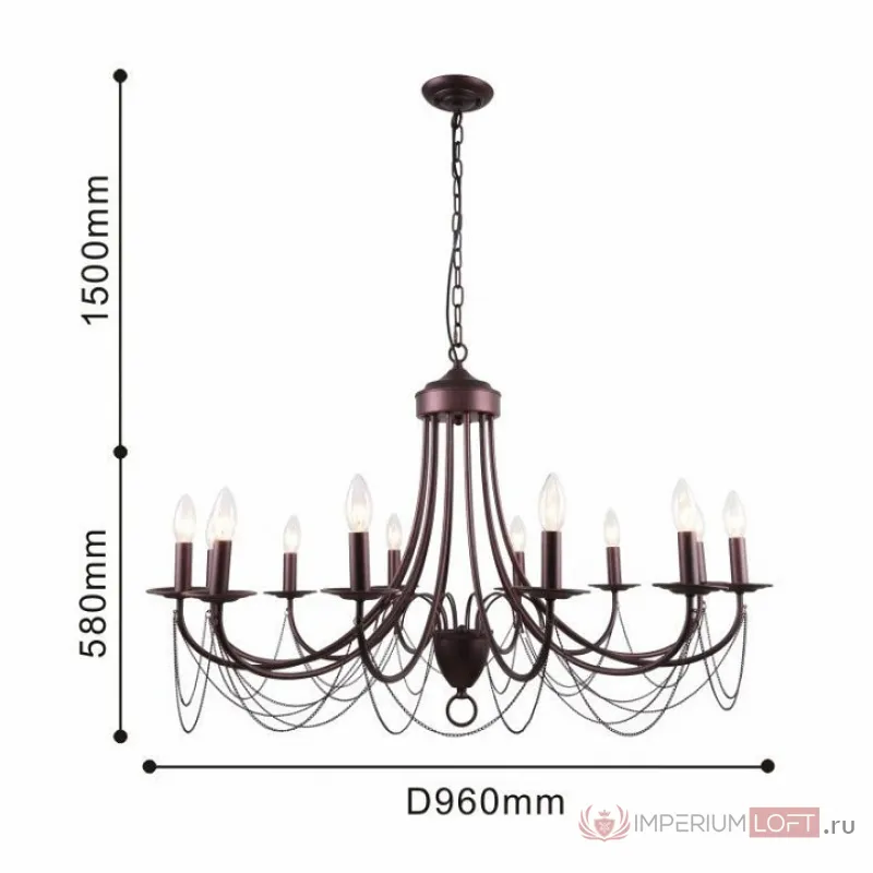 Подвесная люстра F-promo Plini 2590-12P от ImperiumLoft