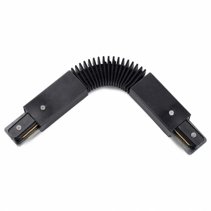 Соединитель с токопроводом гибкий для треков Arte Lamp Track Accessories A150006 Цвет арматуры черный Цвет плафонов белый от ImperiumLoft