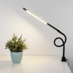 Настольная лампа офисная Eurosvet Flex 80429/1 черный Цвет плафонов черный от ImperiumLoft