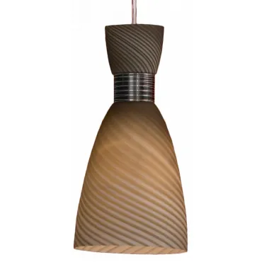 Подвесной светильник Lussole Marcelli LSF-7376-01 Цвет арматуры хром Цвет плафонов коричневый