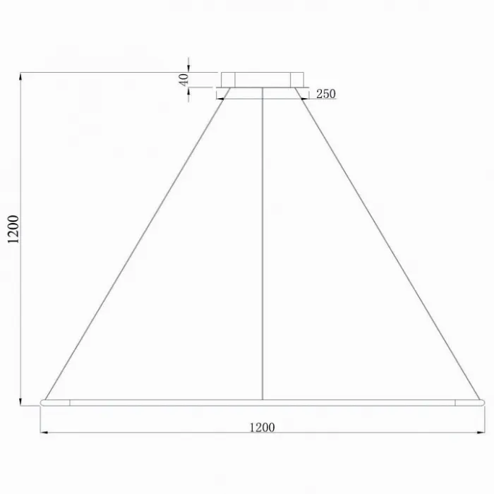 Подвесной светильник Donolux 111024 S111024/1SQ 90W White In от ImperiumLoft