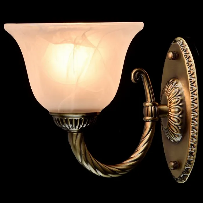 Бра MW-Light Ариадна 20 450026101 Цвет арматуры бронза Цвет плафонов белый от ImperiumLoft