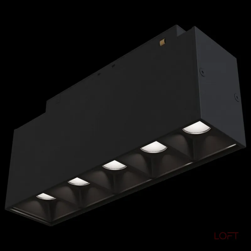 Накладной светильник Maytoni Track lamps TR014-2-10W3K-B Цвет арматуры черный Цвет плафонов черный