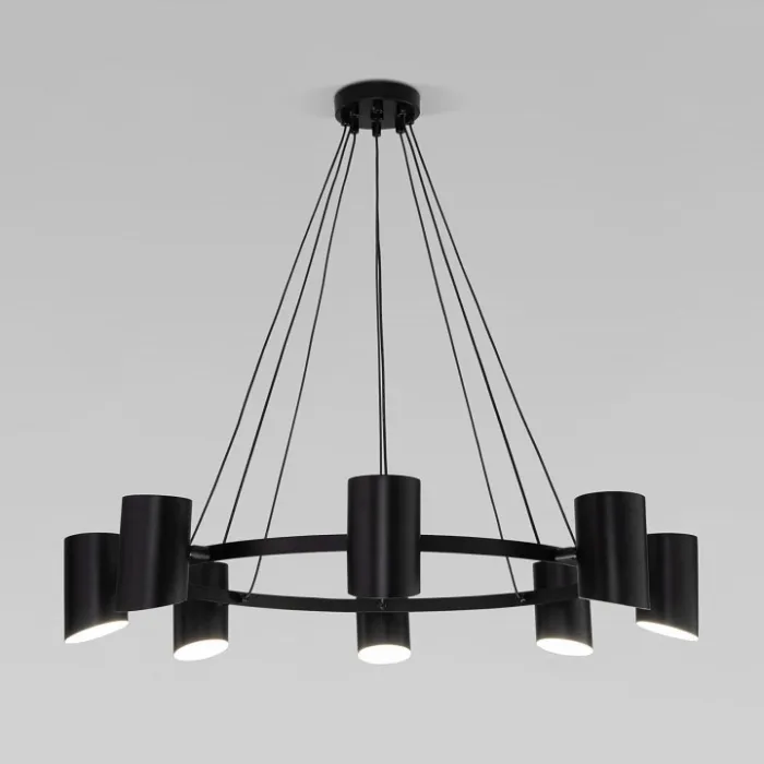 Подвесная люстра Eurosvet Splay 70147/8 черный от ImperiumLoft