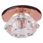Встраиваемый светильник Horoz Electric HRZ00000604 Цвет арматуры коричневый Цвет плафонов прозрачный