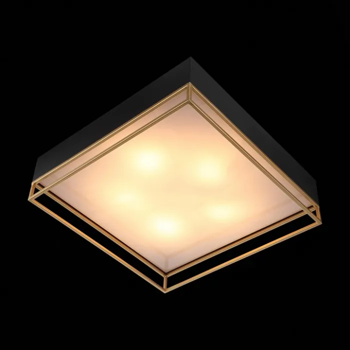 Накладной светильник ST-Luce Chodo SL1127.422.05 Цвет арматуры черный Цвет плафонов белый от ImperiumLoft